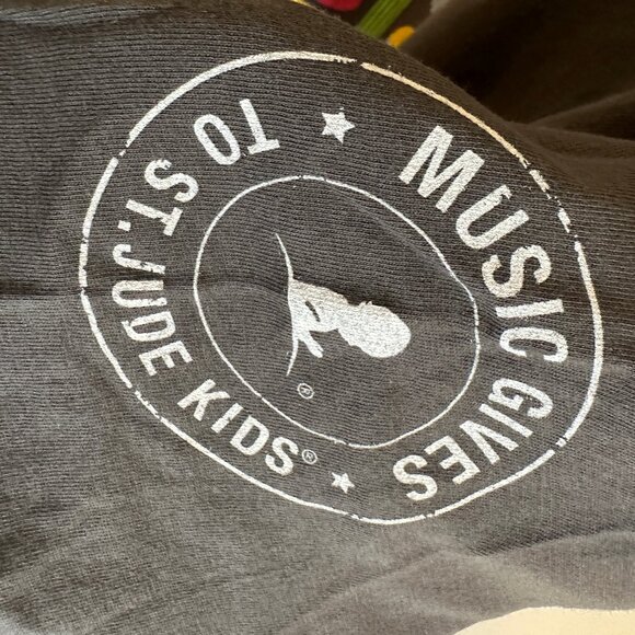 ST JUDE - "Love Music Stop Cancer" T shirt - Picture 3 of 6